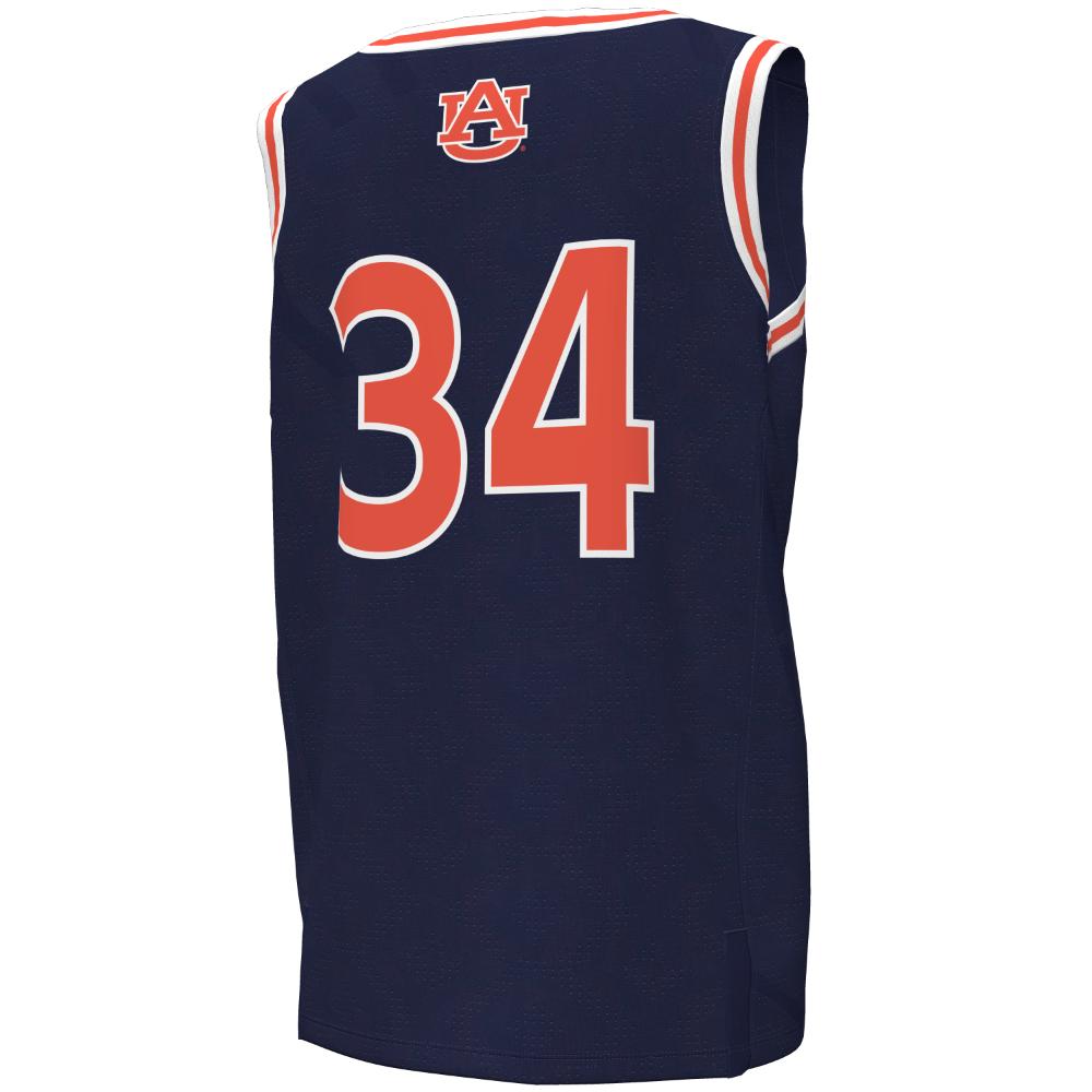 Aub Auburn Under Armour Youth 34 Replica Basketball Jersey Alumni Hall